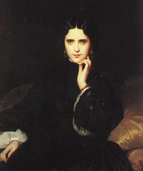 Amaury-Duval, Eugene-Emmanuel Madame de Loynes oil painting image